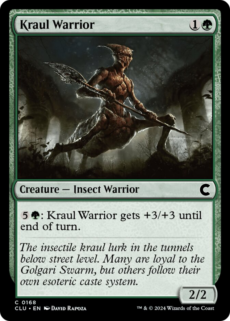 Kraul Warrior [Ravnica: Clue Edition] | Cards and Coasters CA