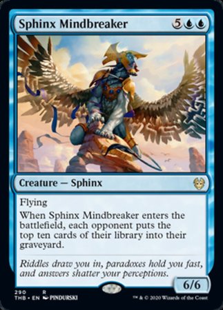 Sphinx Mindbreaker [Theros Beyond Death] | Cards and Coasters CA