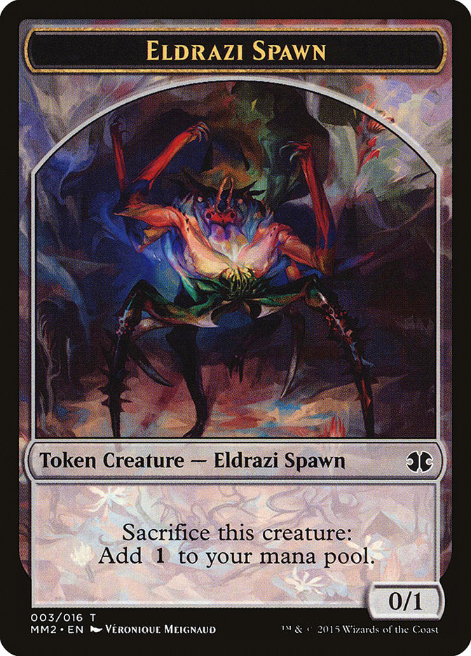 Eldrazi Spawn (003/016) [Modern Masters 2015 Tokens] | Cards and Coasters CA