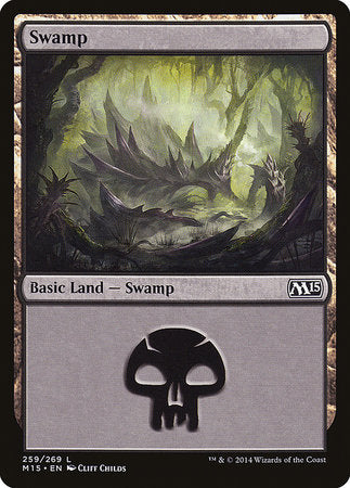 Swamp (259) [Magic 2015] | Cards and Coasters CA