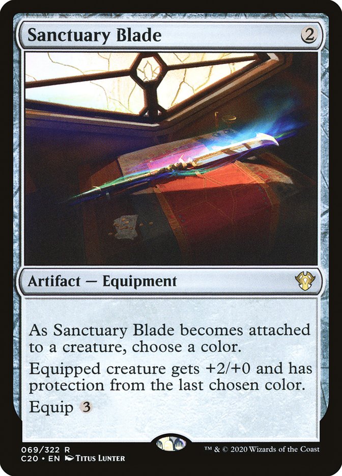 Sanctuary Blade [Commander 2020] | Cards and Coasters CA