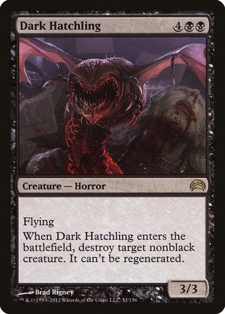 Dark Hatchling [Planechase 2012] | Cards and Coasters CA