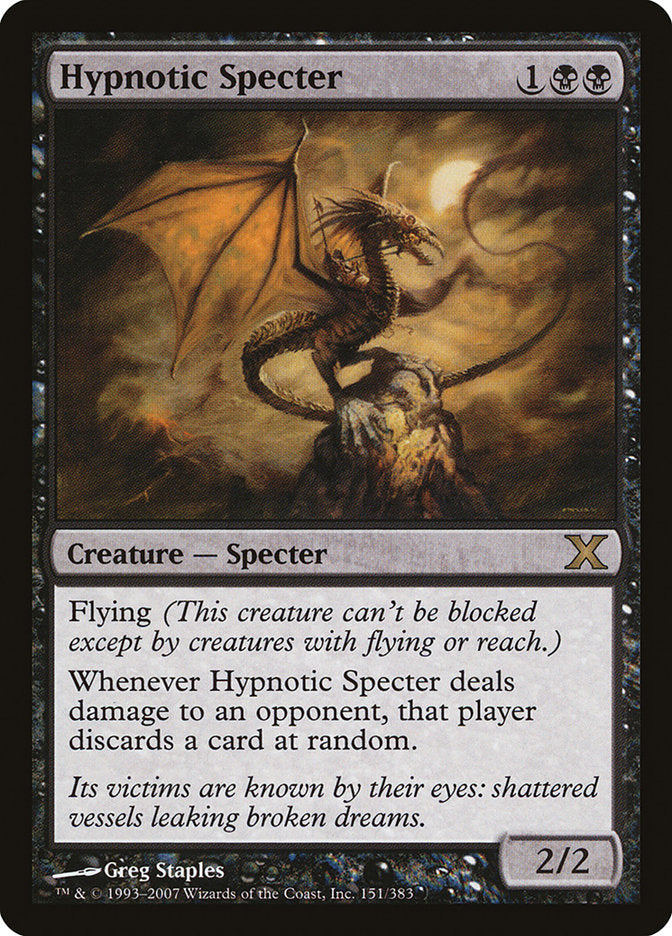 Hypnotic Specter [Tenth Edition] | Cards and Coasters CA