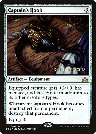 Captain's Hook [Rivals of Ixalan Promos] | Cards and Coasters CA