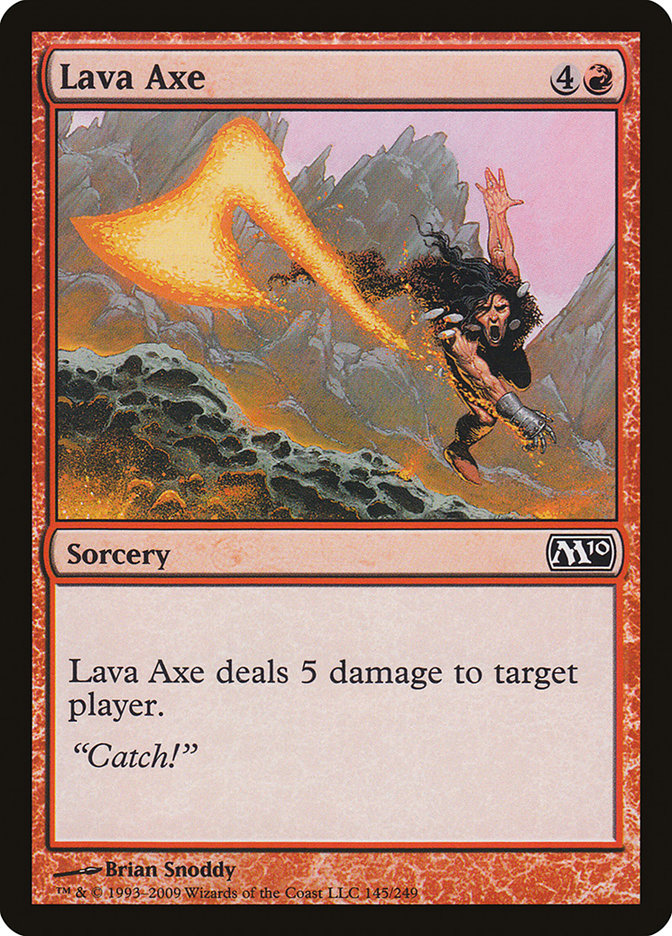 Lava Axe [Magic 2010] | Cards and Coasters CA