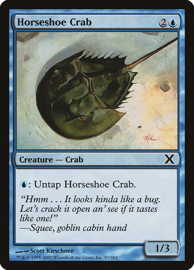 Horseshoe Crab [Tenth Edition] | Cards and Coasters CA