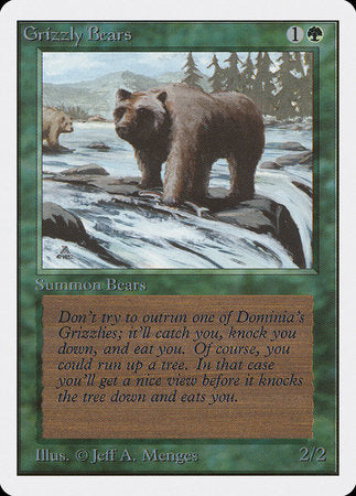 Grizzly Bears [Unlimited Edition] | Cards and Coasters CA