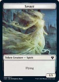 Spirit // Insect (013) Double-sided Token [Commander 2020 Tokens] | Cards and Coasters CA