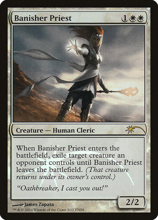 Banisher Priest [Friday Night Magic 2014] | Cards and Coasters CA