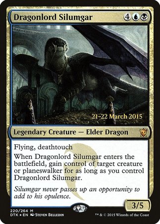 Dragonlord Silumgar [Dragons of Tarkir Promos] | Cards and Coasters CA