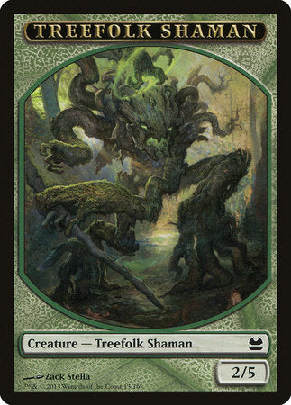 Treefolk Shaman Token [Modern Masters Tokens] | Cards and Coasters CA