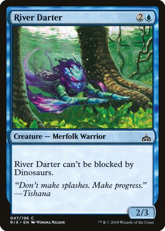 River Darter [Rivals of Ixalan] | Cards and Coasters CA