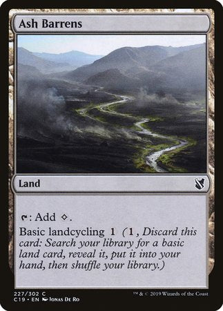 Ash Barrens [Commander 2019] | Cards and Coasters CA