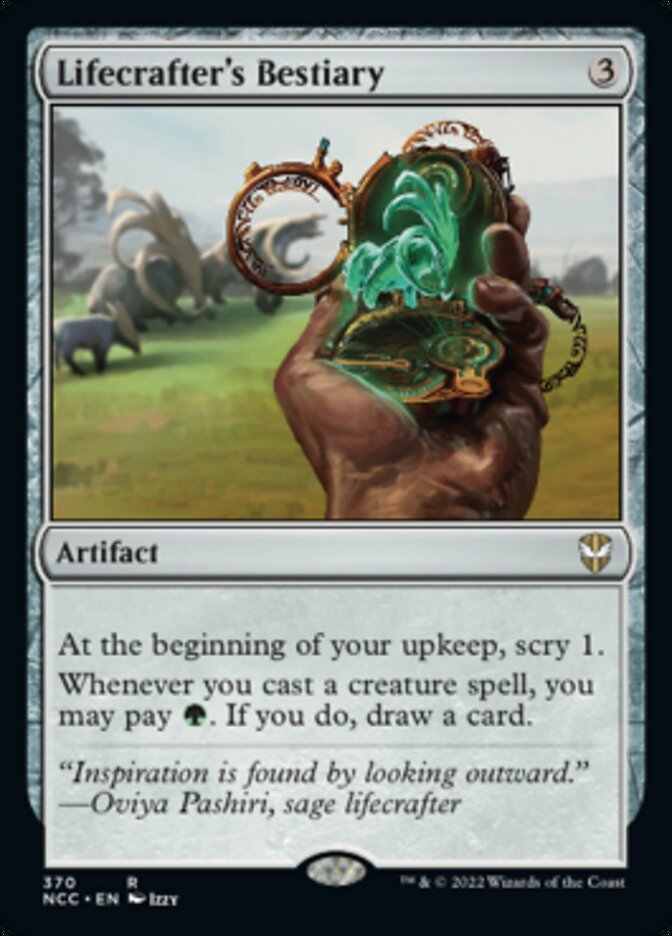 Lifecrafter's Bestiary [Streets of New Capenna Commander] | Cards and Coasters CA
