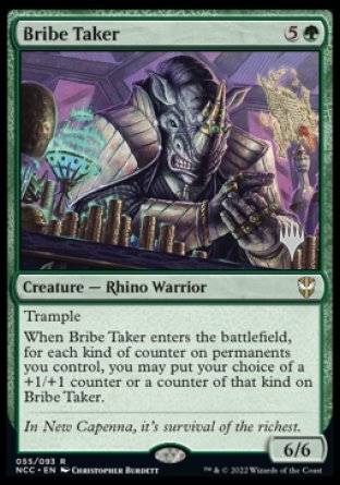 Bribe Taker (Promo Pack) [Streets of New Capenna Commander Promos] | Cards and Coasters CA