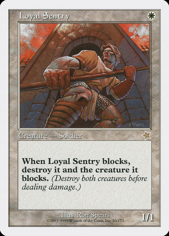 Loyal Sentry [Starter 1999] | Cards and Coasters CA