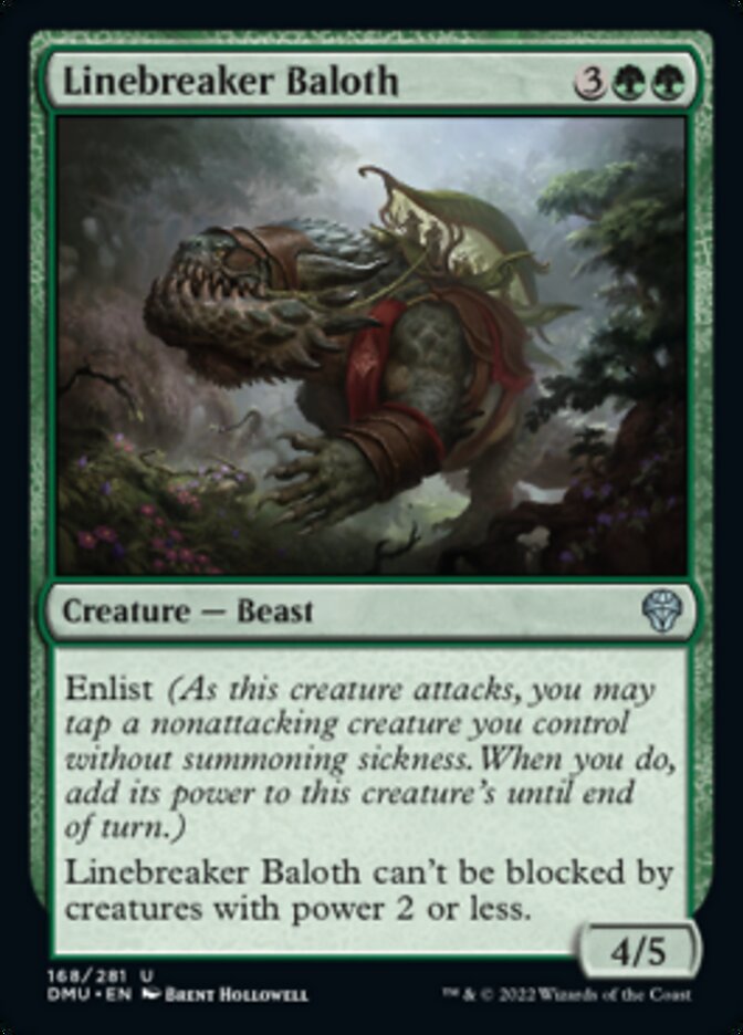 Linebreaker Baloth [Dominaria United] | Cards and Coasters CA