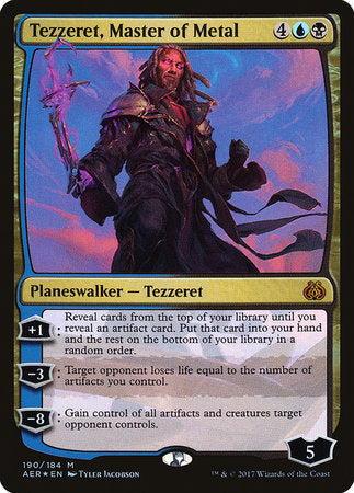 Tezzeret, Master of Metal [Aether Revolt] | Cards and Coasters CA