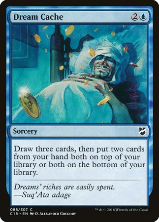 Dream Cache [Commander 2018] | Cards and Coasters CA
