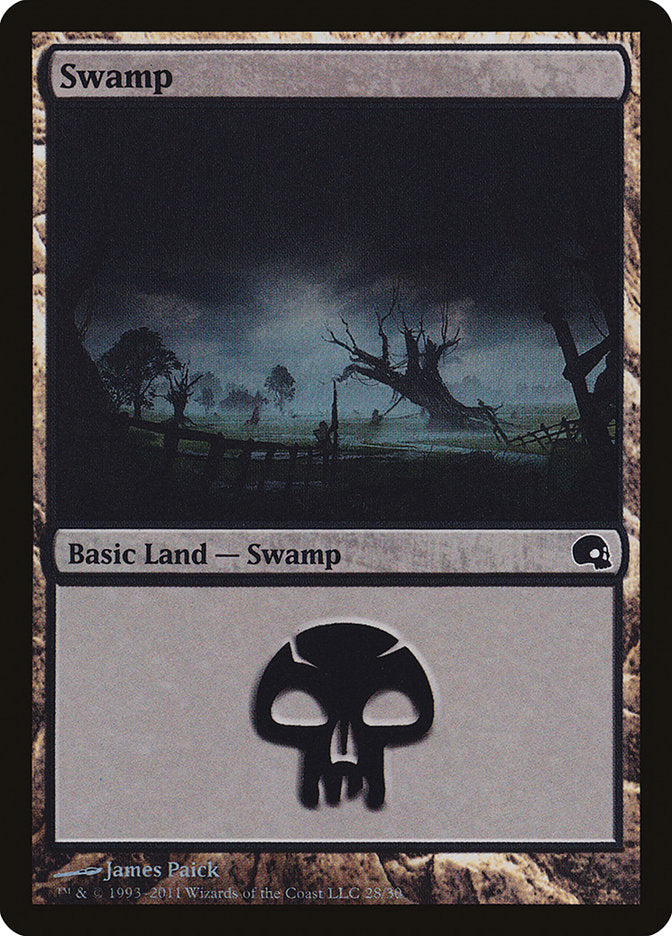 Swamp (28) [Premium Deck Series: Graveborn] | Cards and Coasters CA