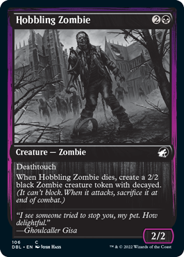 Hobbling Zombie [Innistrad: Double Feature] | Cards and Coasters CA