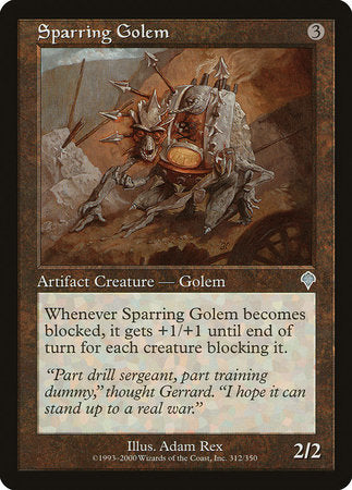 Sparring Golem [Invasion] | Cards and Coasters CA