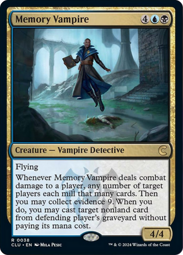 Memory Vampire [Ravnica: Clue Edition] | Cards and Coasters CA