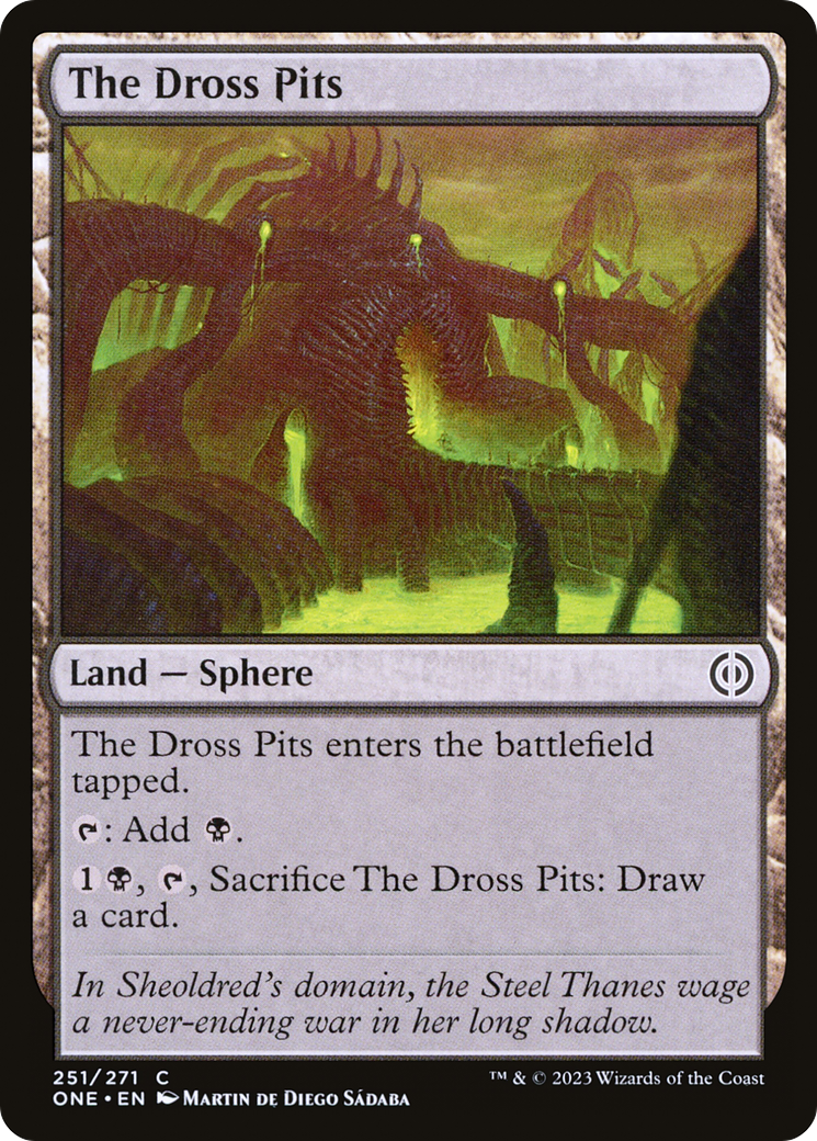 The Dross Pits [Phyrexia: All Will Be One] | Cards and Coasters CA