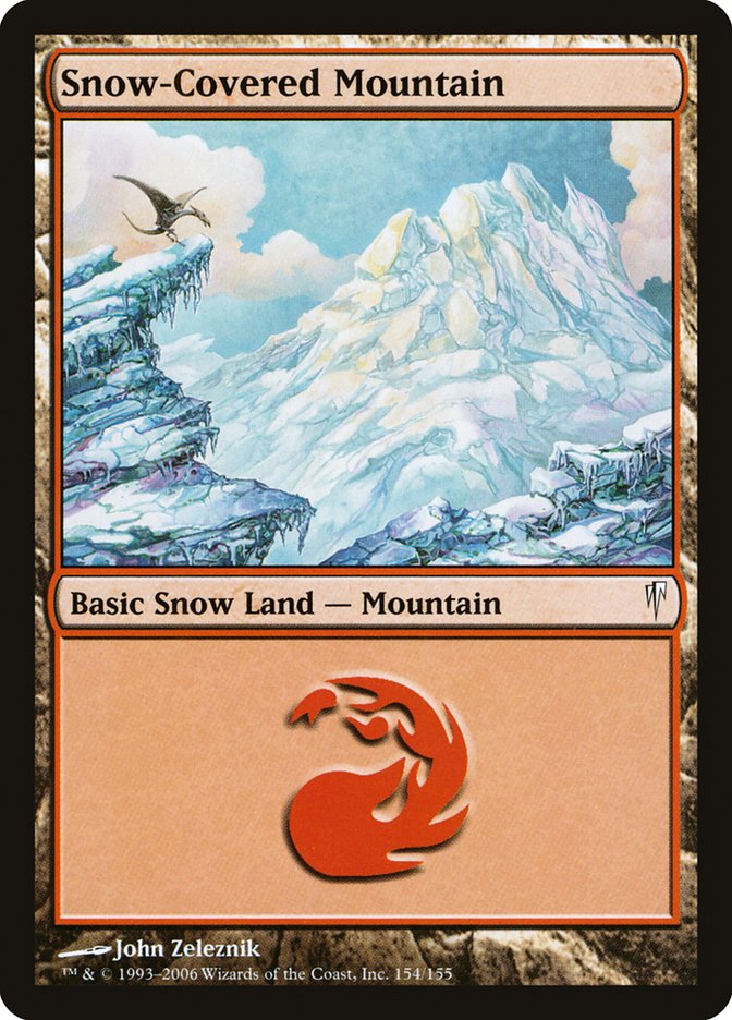 Snow-Covered Mountain [Coldsnap] | Cards and Coasters CA