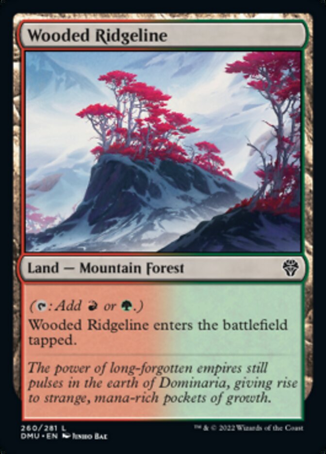 Wooded Ridgeline [Dominaria United] | Cards and Coasters CA