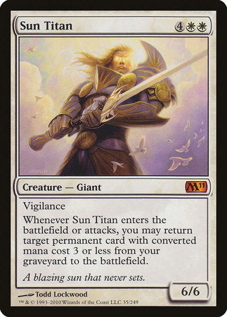 Sun Titan [Magic 2011] | Cards and Coasters CA