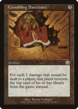 Crumbling Sanctuary [Mercadian Masques] | Cards and Coasters CA