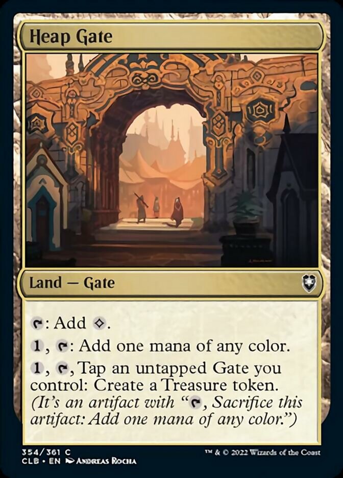 Heap Gate [Commander Legends: Battle for Baldur's Gate] | Cards and Coasters CA