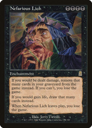 Nefarious Lich [Odyssey] | Cards and Coasters CA