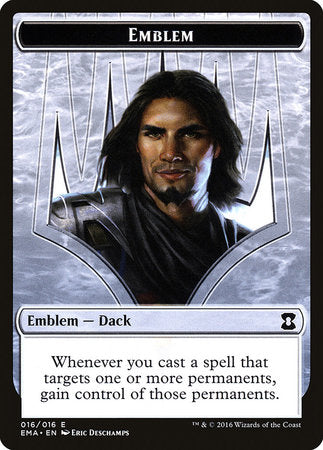 Emblem - Dack Fayden [Eternal Masters Tokens] | Cards and Coasters CA