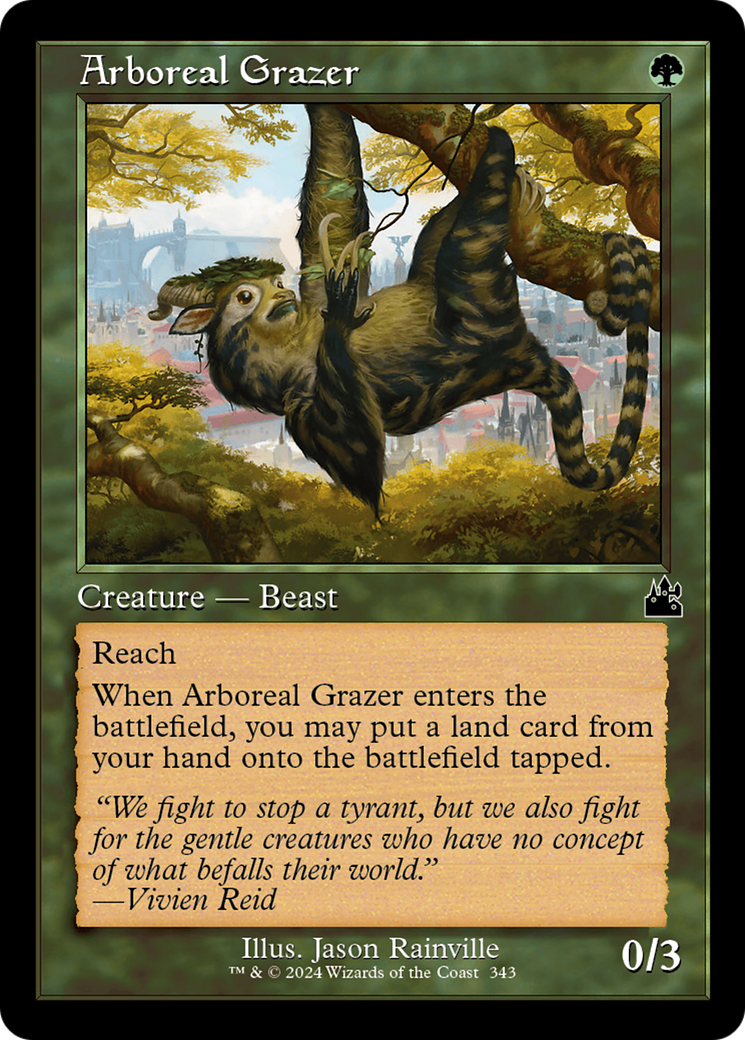 Arboreal Grazer (Retro Frame) [Ravnica Remastered] | Cards and Coasters CA