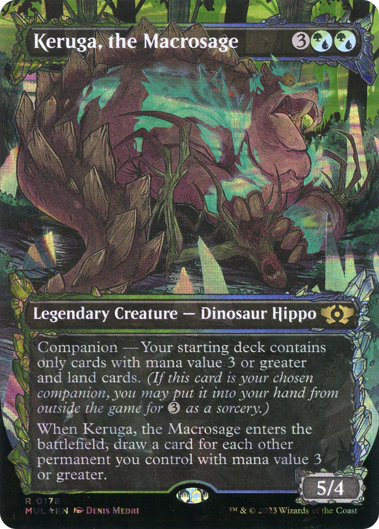 Keruga, the Macrosage (Halo Foil) [Multiverse Legends] | Cards and Coasters CA