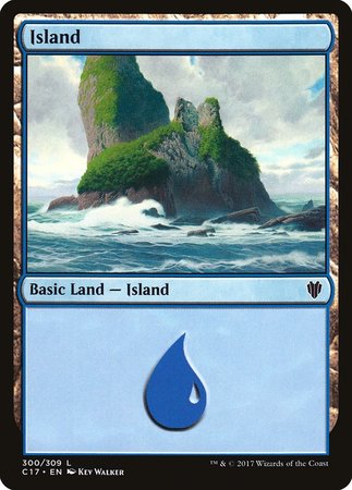 Island (300) [Commander 2017] | Cards and Coasters CA