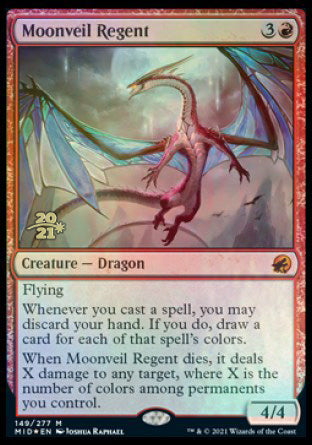 Moonveil Regent [Innistrad: Midnight Hunt Prerelease Promos] | Cards and Coasters CA