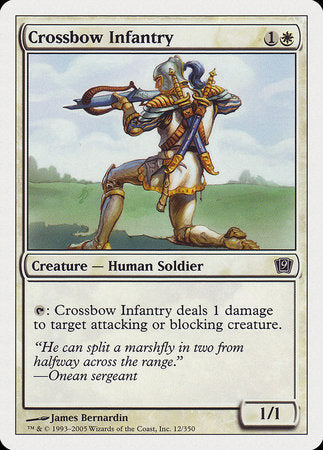 Crossbow Infantry [Ninth Edition] | Cards and Coasters CA