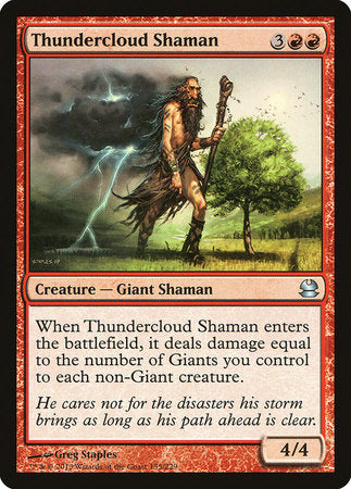 Thundercloud Shaman [Modern Masters] | Cards and Coasters CA