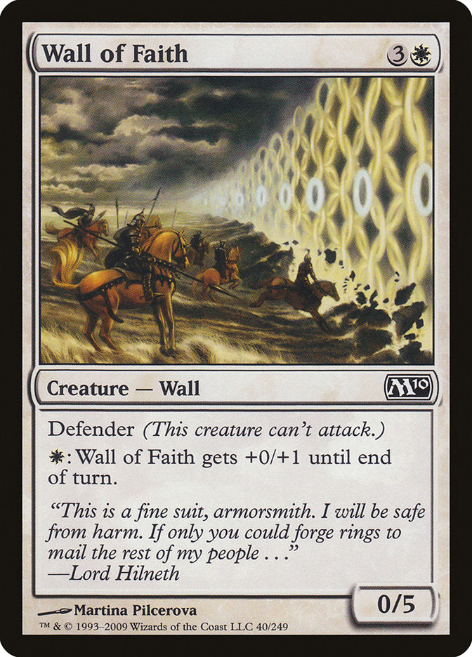 Wall of Faith [Magic 2010] | Cards and Coasters CA