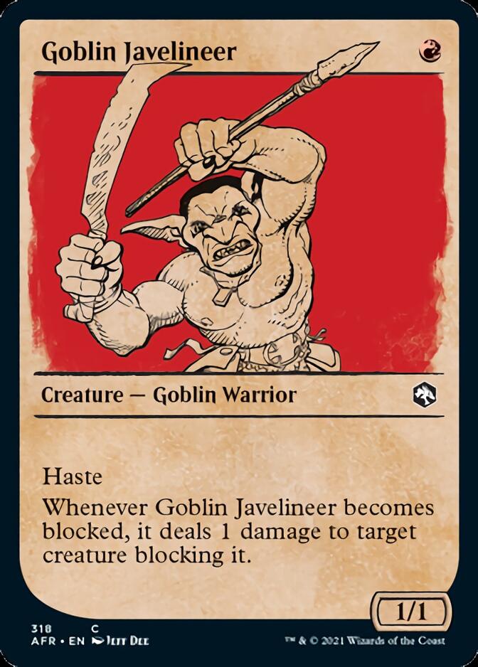 Goblin Javelineer (Showcase) [Dungeons & Dragons: Adventures in the Forgotten Realms] | Cards and Coasters CA