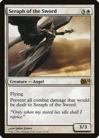 Seraph of the Sword [Magic 2014] | Cards and Coasters CA