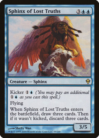 Sphinx of Lost Truths [Zendikar] | Cards and Coasters CA