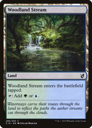 Woodland Stream [Commander 2019] | Cards and Coasters CA