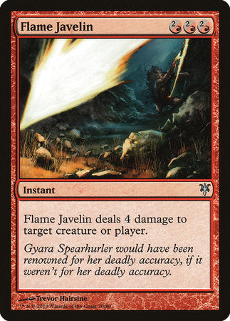 Flame Javelin [Duel Decks: Sorin vs. Tibalt] | Cards and Coasters CA