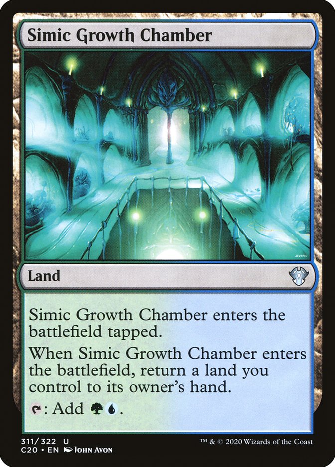 Simic Growth Chamber [Commander 2020] | Cards and Coasters CA