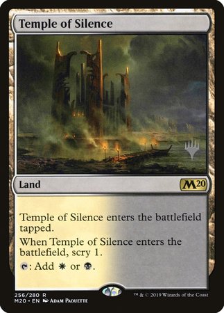 Temple of Silence [Core Set 2020 Promos] | Cards and Coasters CA