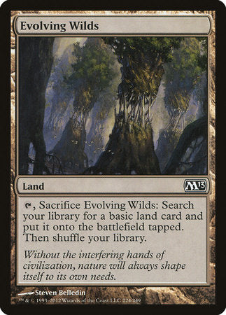 Evolving Wilds [Magic 2013] | Cards and Coasters CA